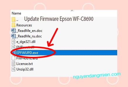 Update Chipless Firmware Epson WF-C8690 3