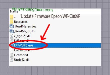 Update Chipless Firmware Epson WF-C869R 3