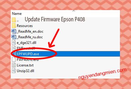 Update Chipless Firmware Epson P408 3