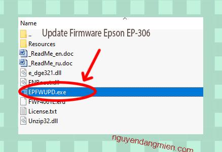 Update Chipless Firmware Epson EP-306 3