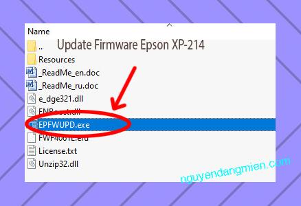 Update Chipless Firmware Epson XP-214 3
