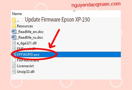 Update Chipless Firmware Epson XP-230 3