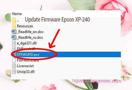 Update Chipless Firmware Epson XP-240 3