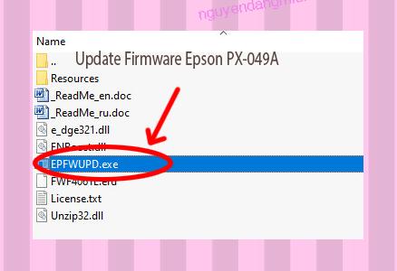 Update Chipless Firmware Epson PX-049A 3