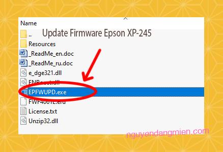 Update Chipless Firmware Epson XP-245 3