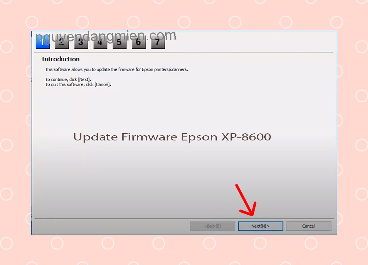 Update Chipless Firmware Epson XP-8600 4