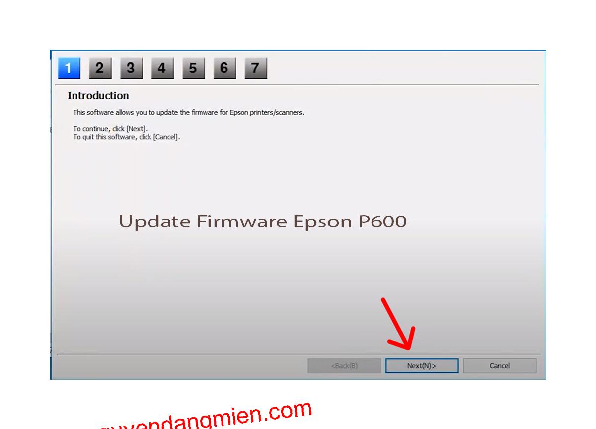 Update Chipless Firmware Epson P600 4