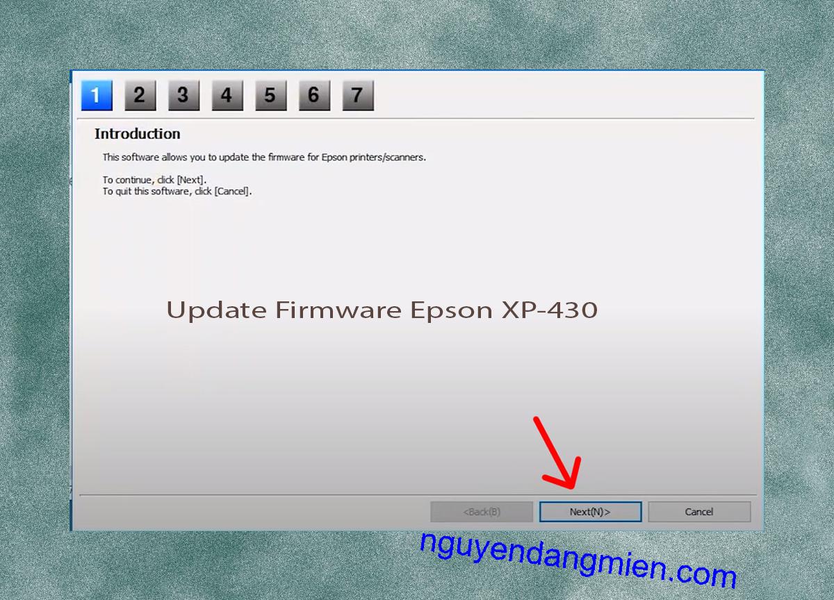 Update Chipless Firmware Epson XP-430 4