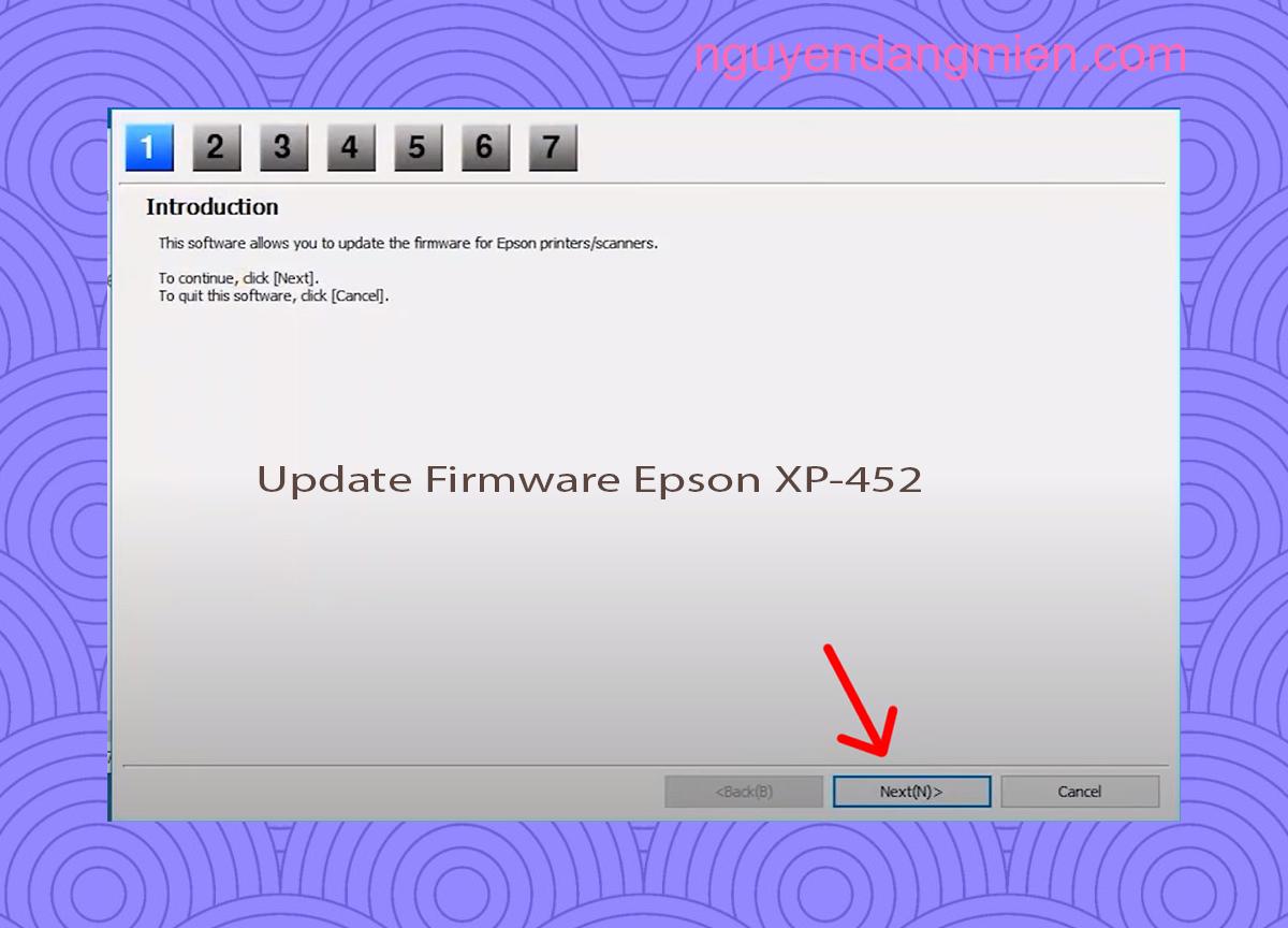 Update Chipless Firmware Epson XP-452 4