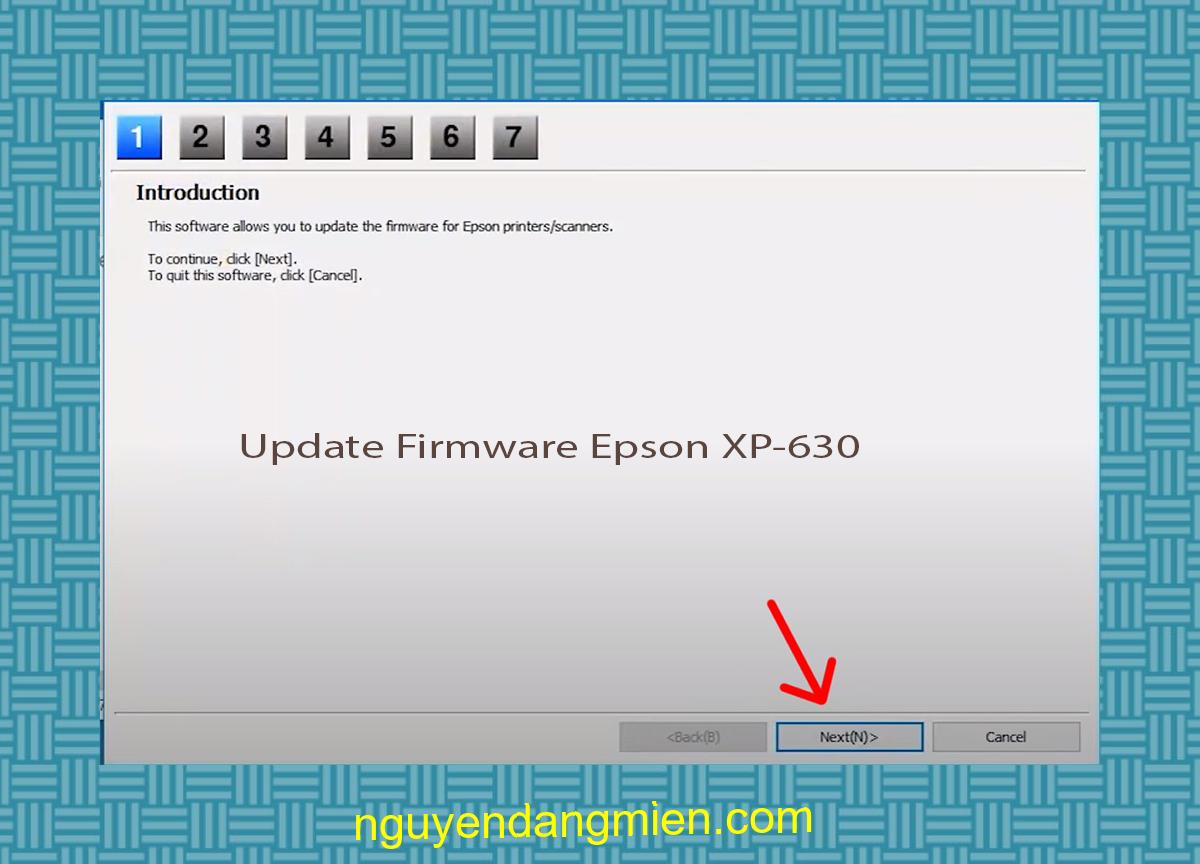 Update Chipless Firmware Epson XP-630 4