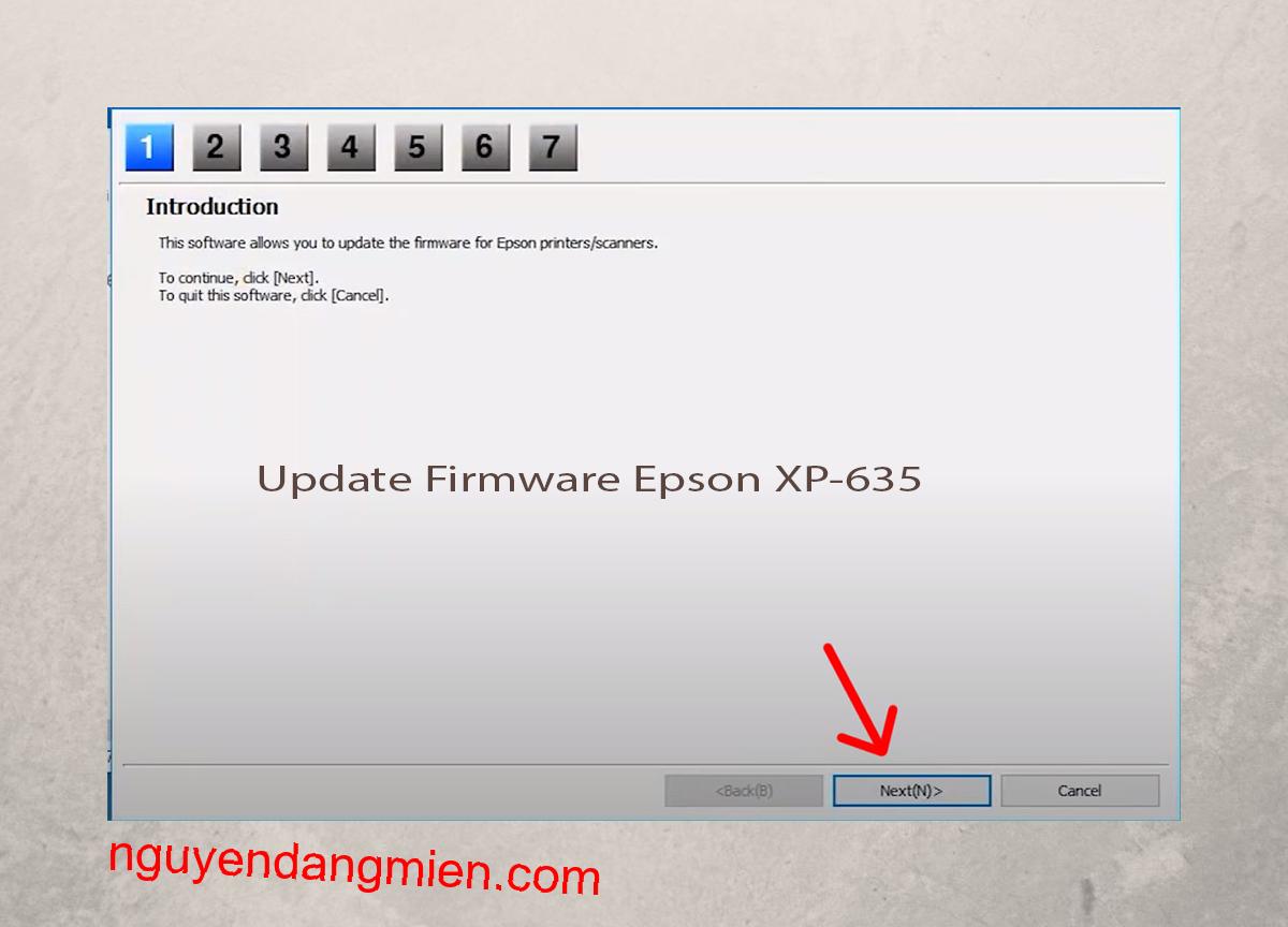 Update Chipless Firmware Epson XP-635 4