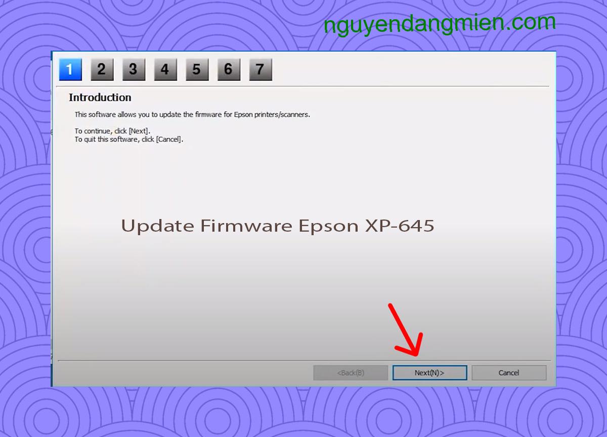 Update Chipless Firmware Epson XP-645 4