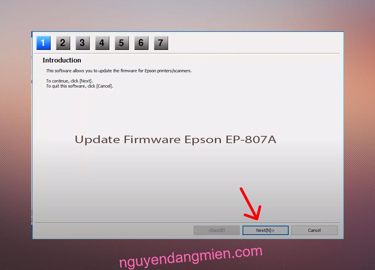 Update Chipless Firmware Epson EP-807A 4