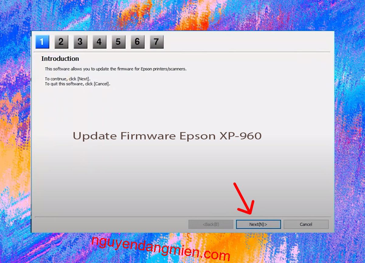 Update Chipless Firmware Epson XP-960 4