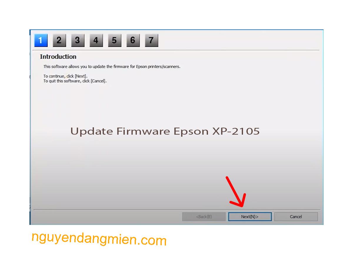 Update Chipless Firmware Epson XP-2105 4