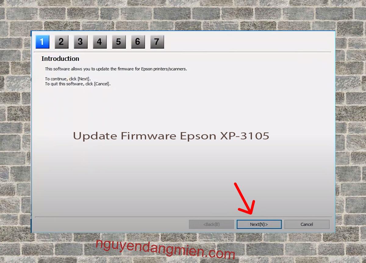 Update Chipless Firmware Epson XP-3105 4