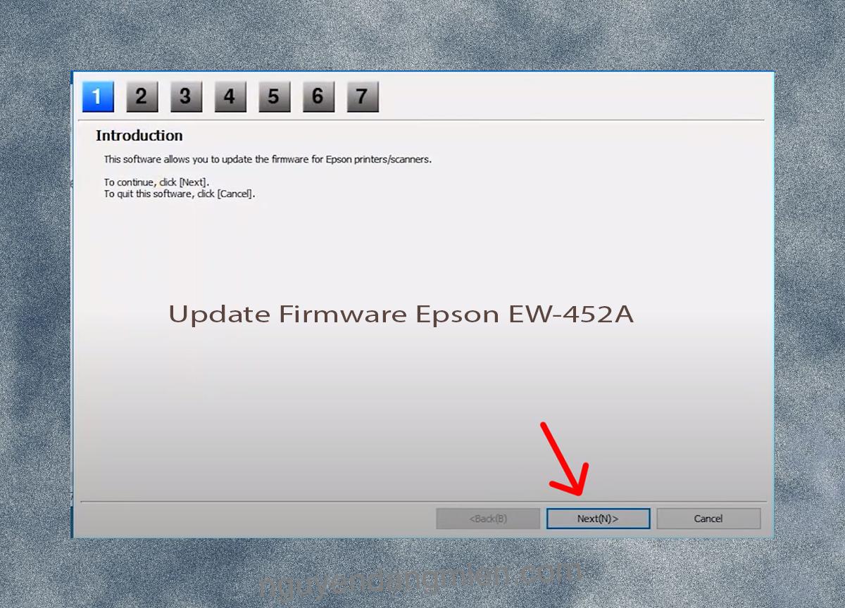 Update Chipless Firmware Epson EW-452A 4