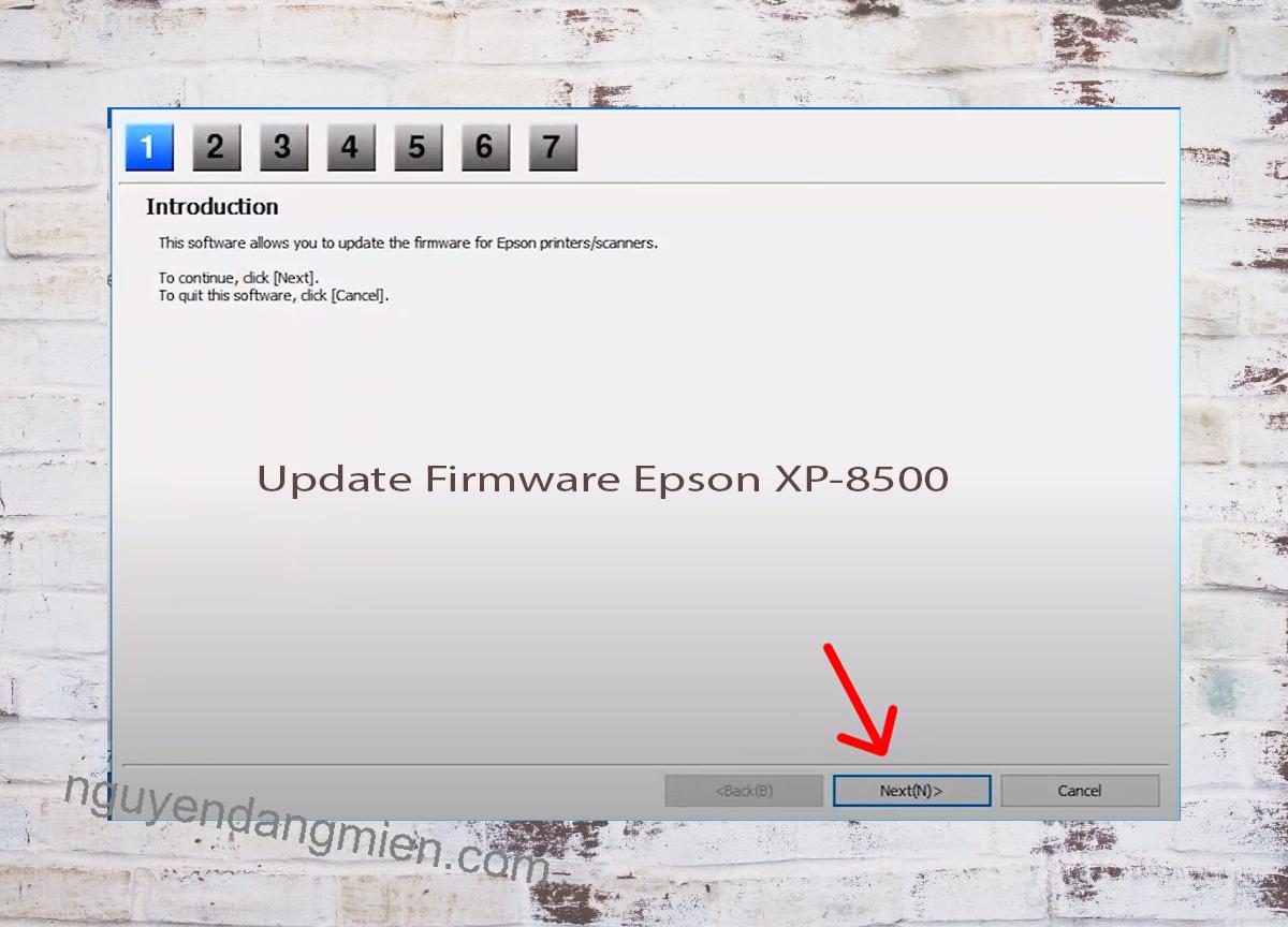 Update Chipless Firmware Epson XP-8500 4