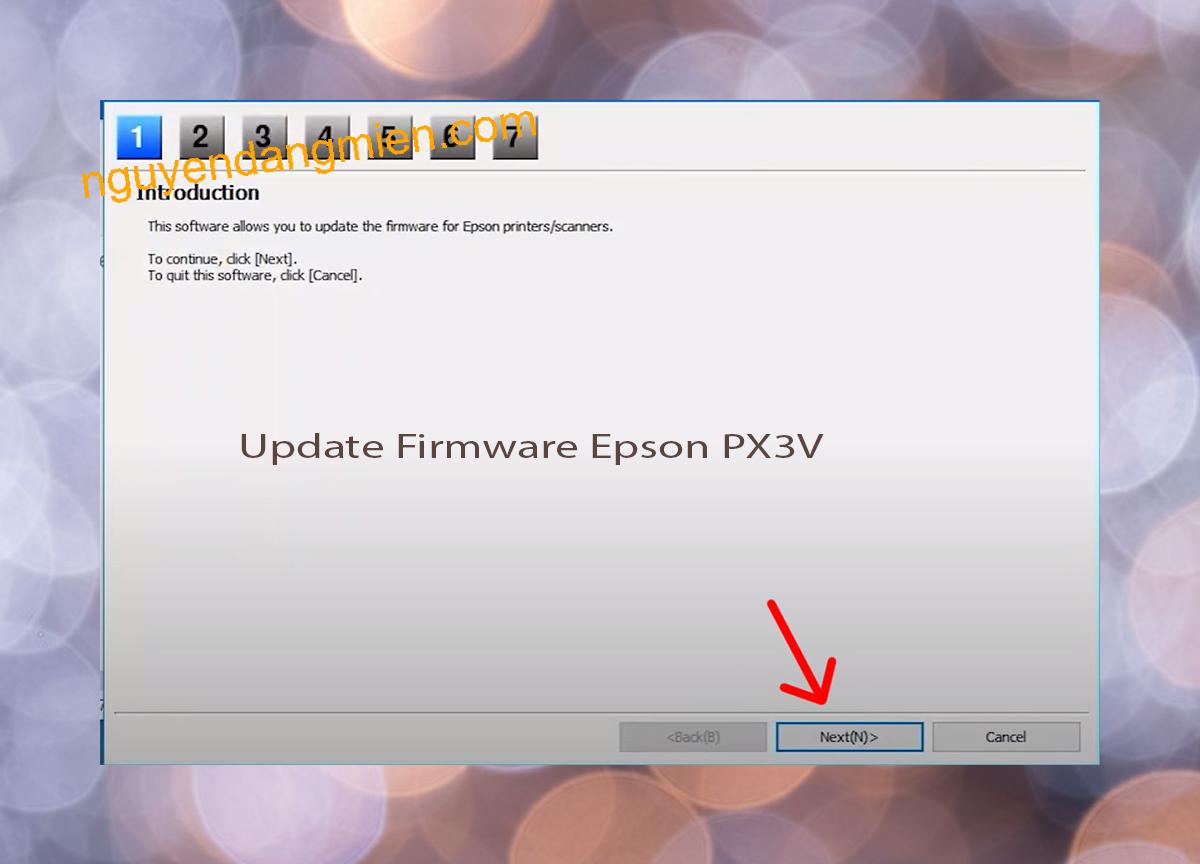 Update Chipless Firmware Epson PX3V 4