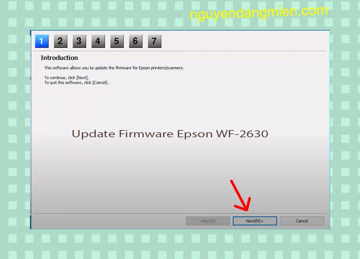 Update Chipless Firmware Epson WF-2630 4