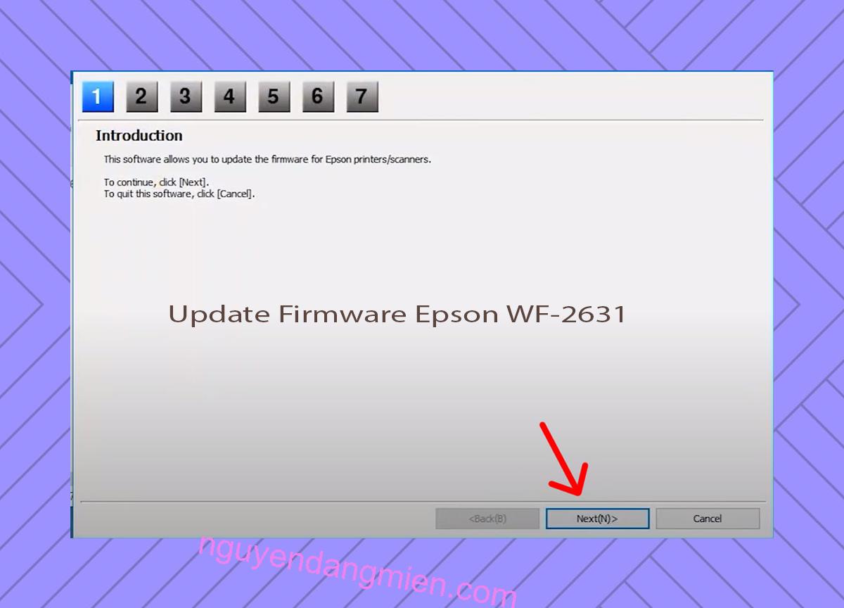 Update Chipless Firmware Epson WF-2631 4