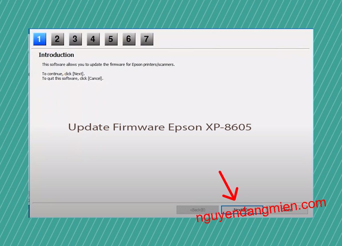 Update Chipless Firmware Epson XP-8605 4