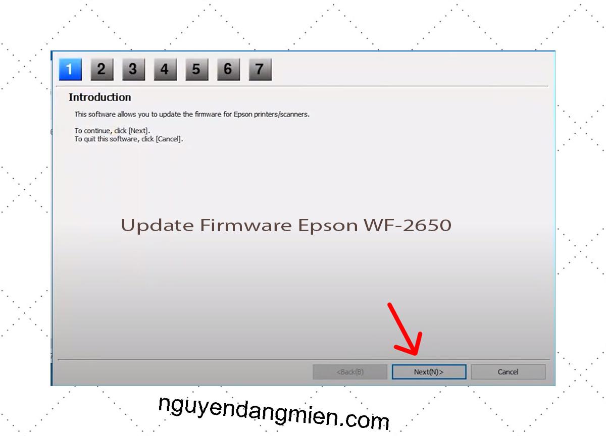 Update Chipless Firmware Epson WF-2650 4