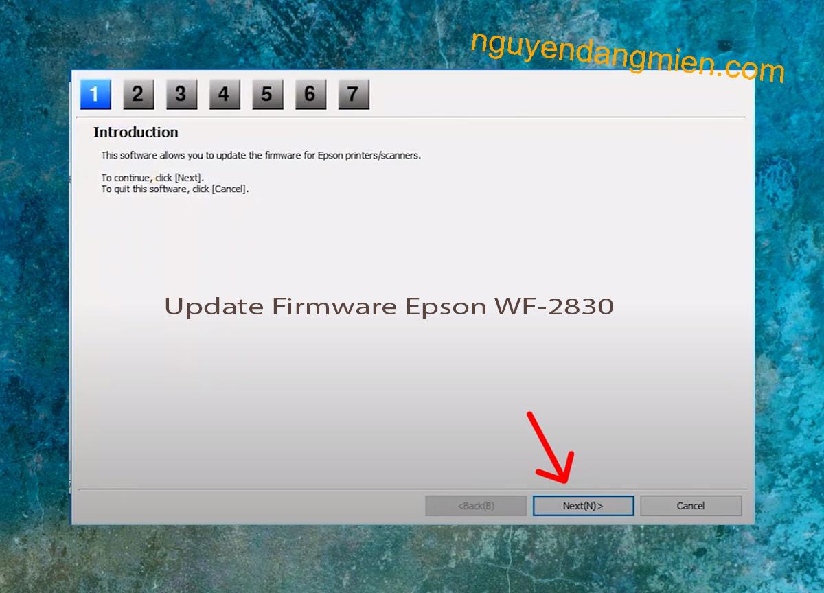 Update Chipless Firmware Epson WF-2830 4