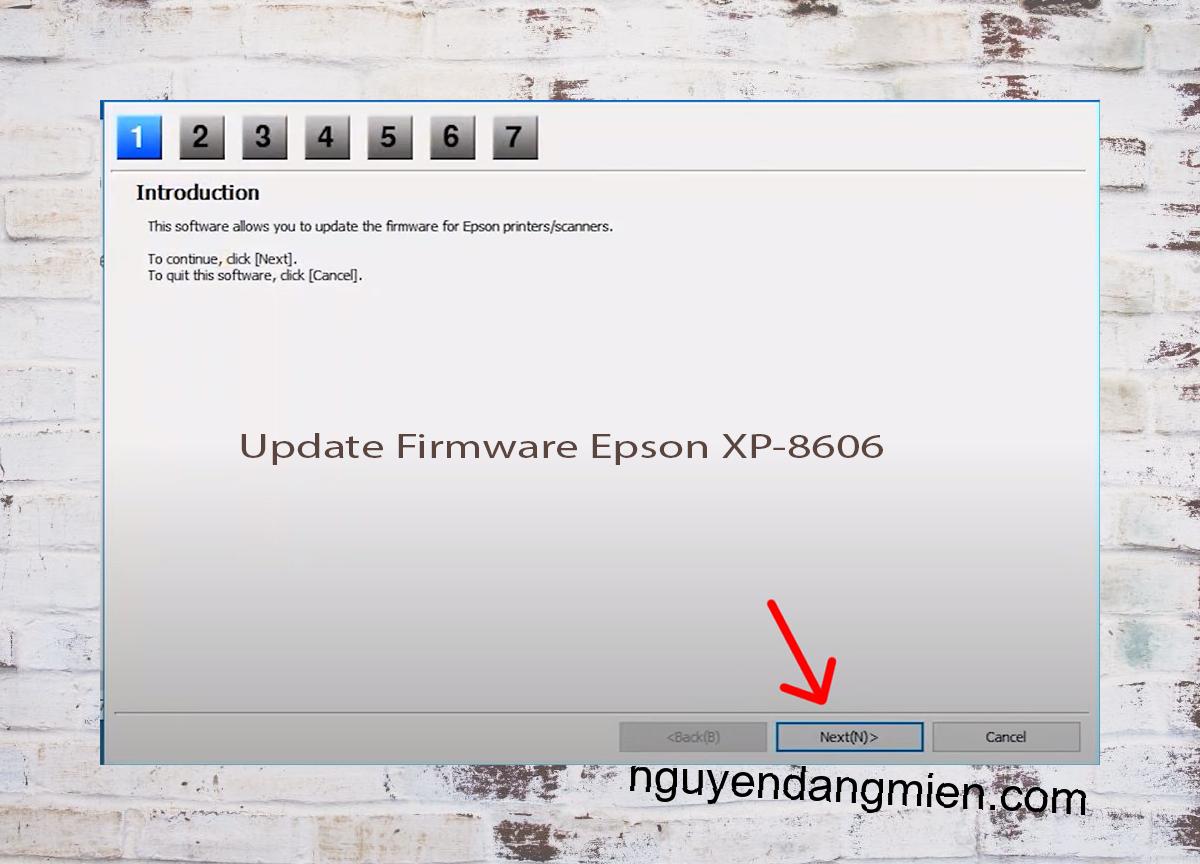 Update Chipless Firmware Epson XP-8606 4