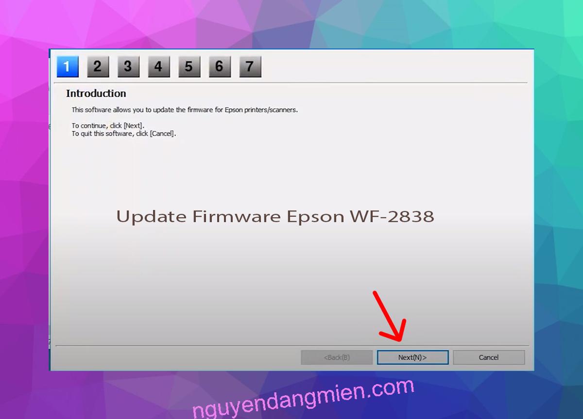 Update Chipless Firmware Epson WF-2838 4