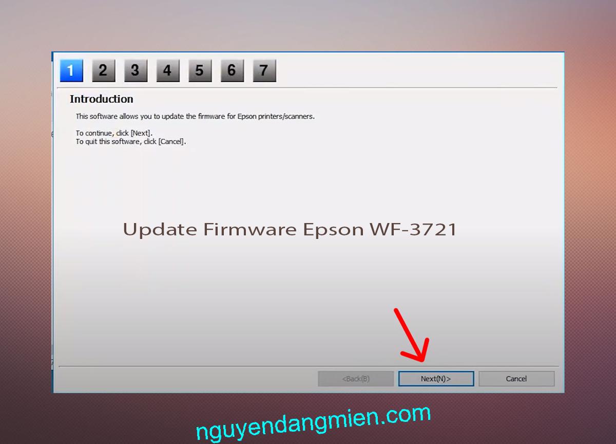 Update Chipless Firmware Epson WF-3721 4