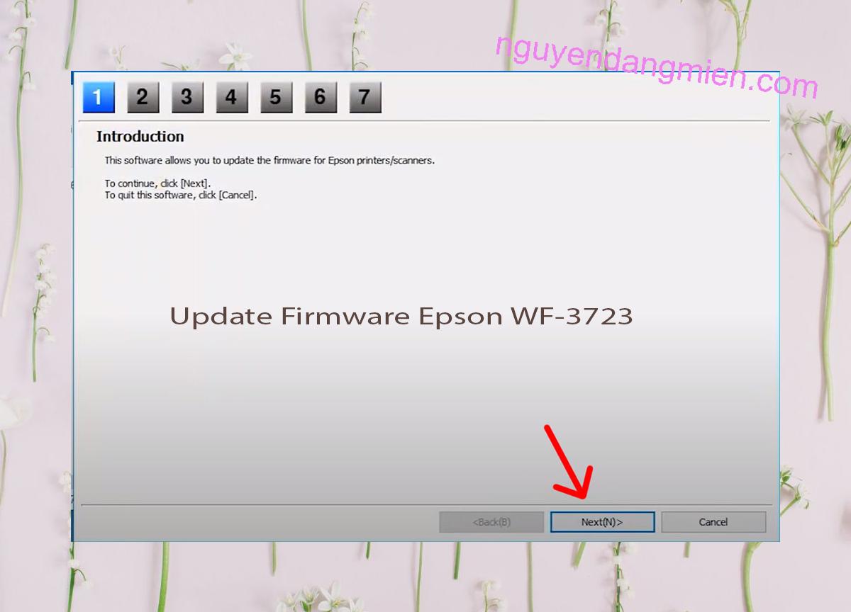 Update Chipless Firmware Epson WF-3723 4