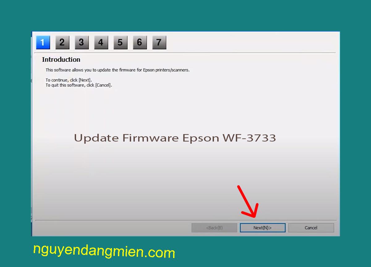 Update Chipless Firmware Epson WF-3733 4