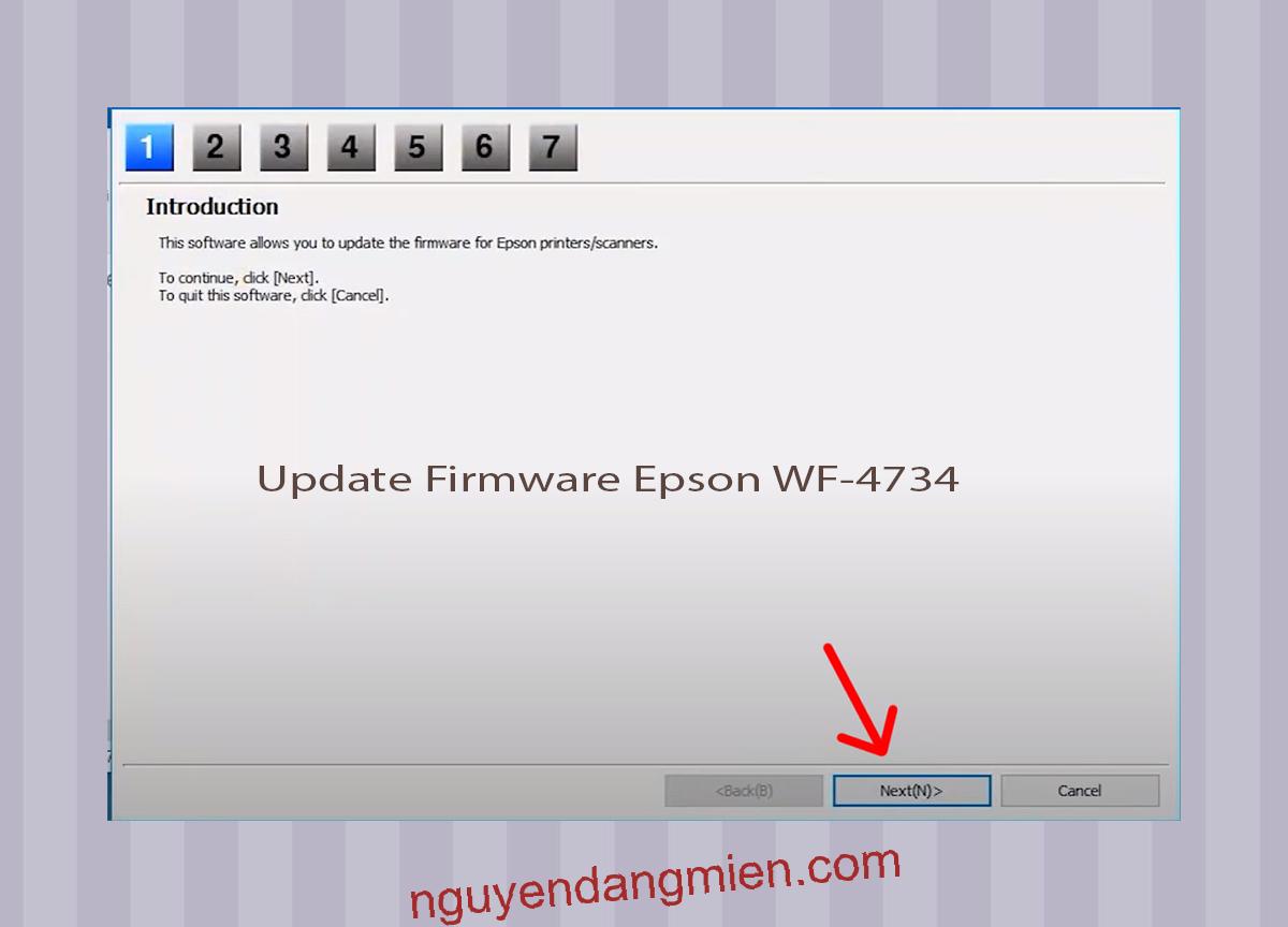Update Chipless Firmware Epson WF-4734 4