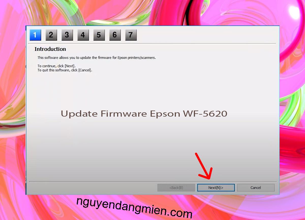 Update Chipless Firmware Epson WF-5620 4