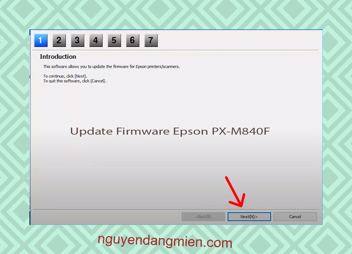 Update Chipless Firmware Epson PX-M840F 4
