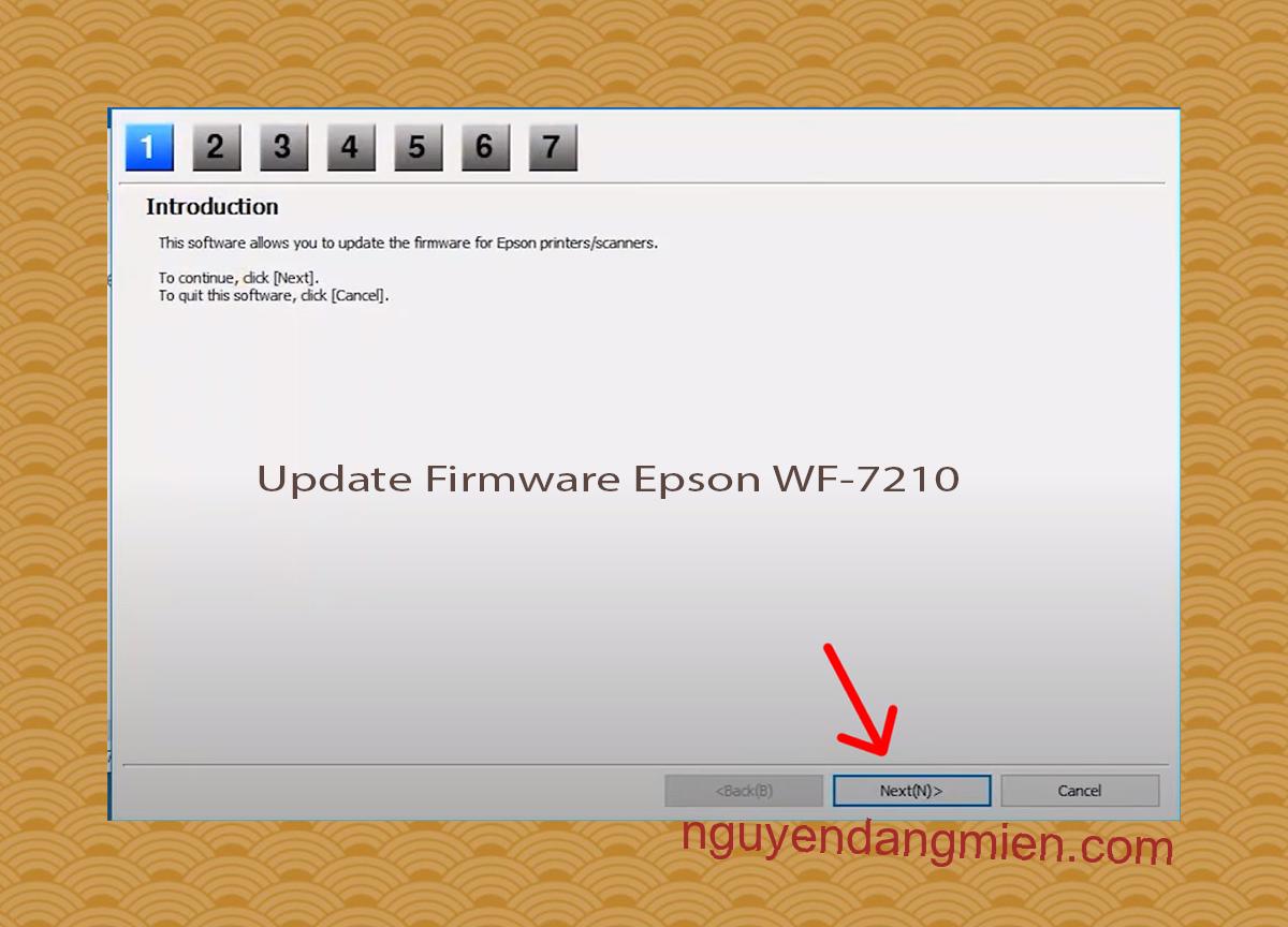 Update Chipless Firmware Epson WF-7210 4