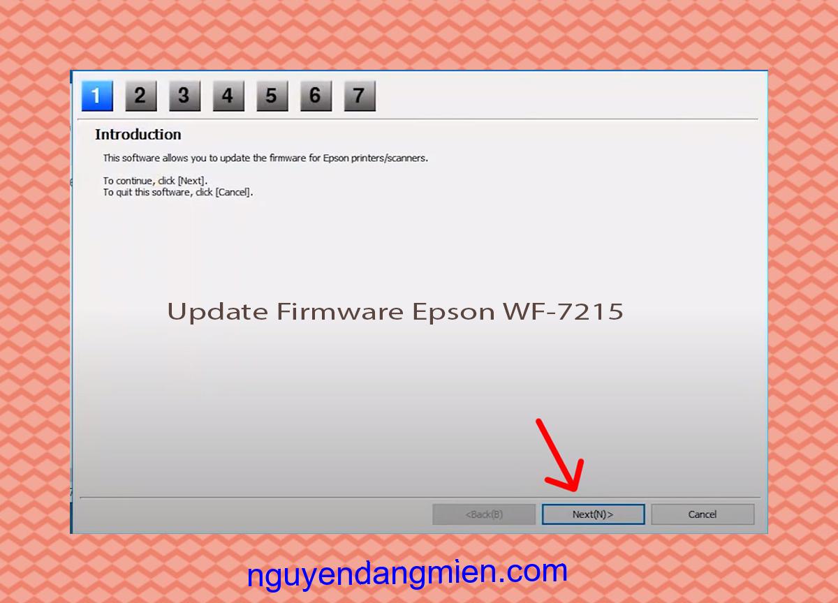 Update Chipless Firmware Epson WF-7215 4