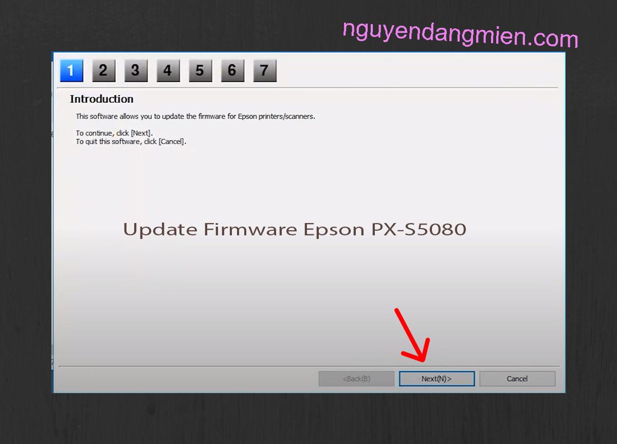 Update Chipless Firmware Epson PX-S5080 4