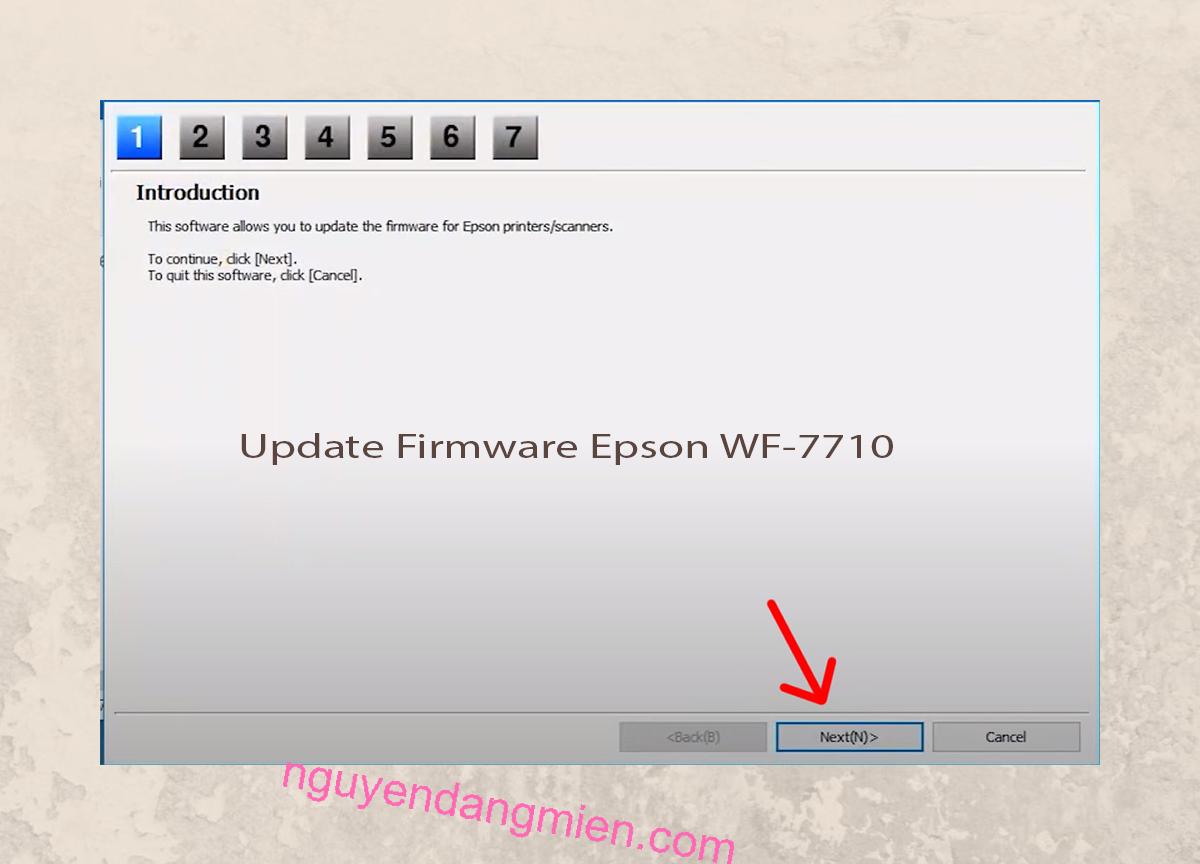 Update Chipless Firmware Epson WF-7710 4