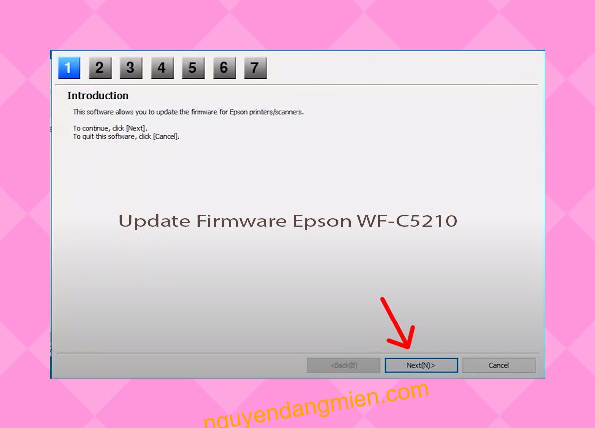 Update Chipless Firmware Epson WF-C5210 4