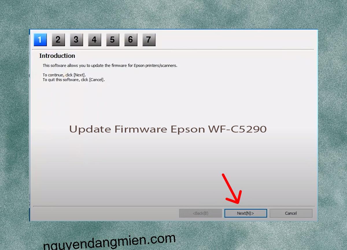 Update Chipless Firmware Epson WF-C5290 4