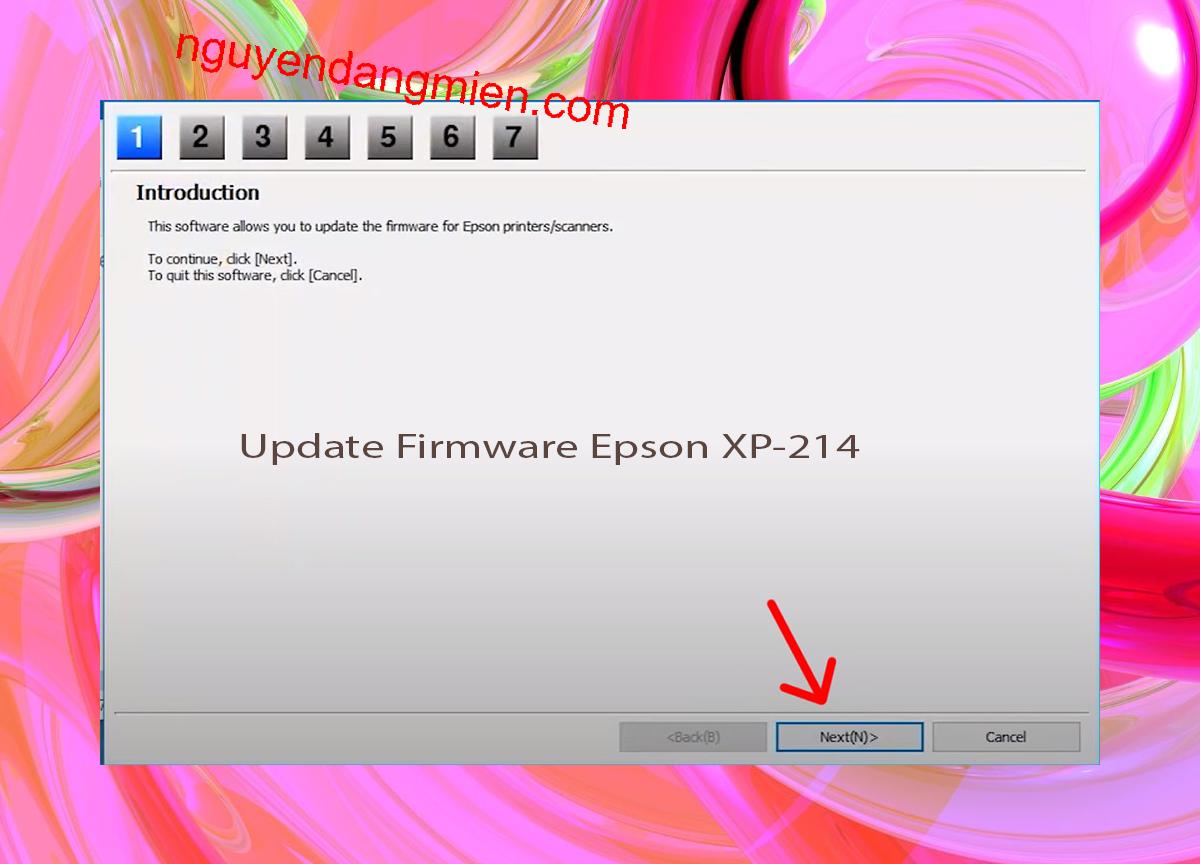 Update Chipless Firmware Epson XP-214 4