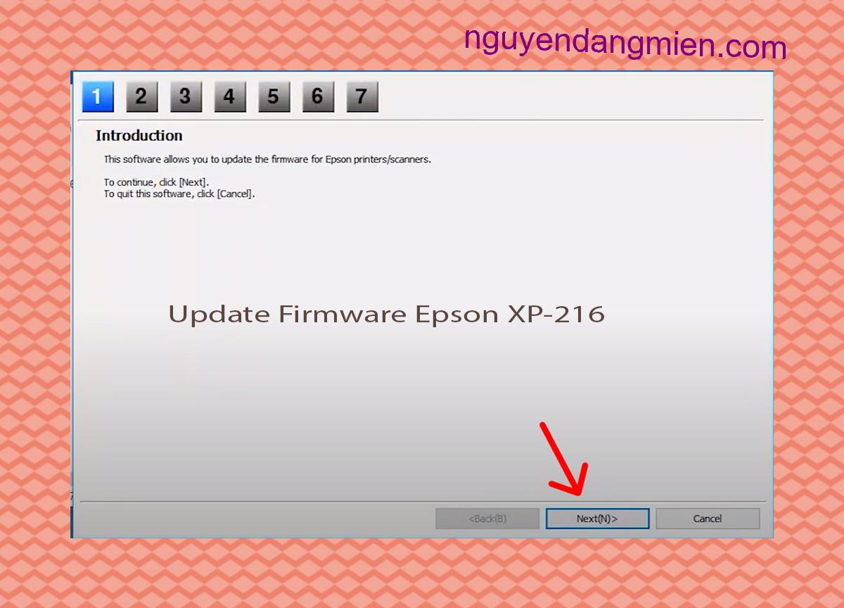 Update Chipless Firmware Epson XP-216 4