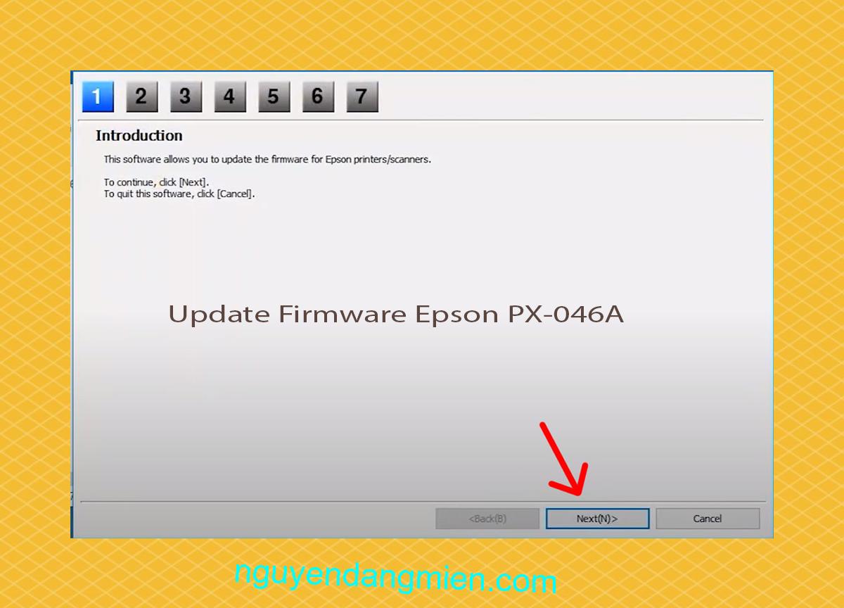 Update Chipless Firmware Epson PX-046A 4