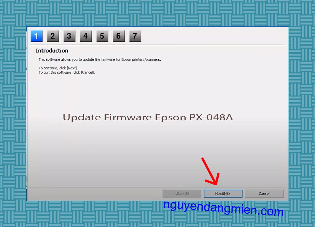 Update Chipless Firmware Epson PX-048A 4