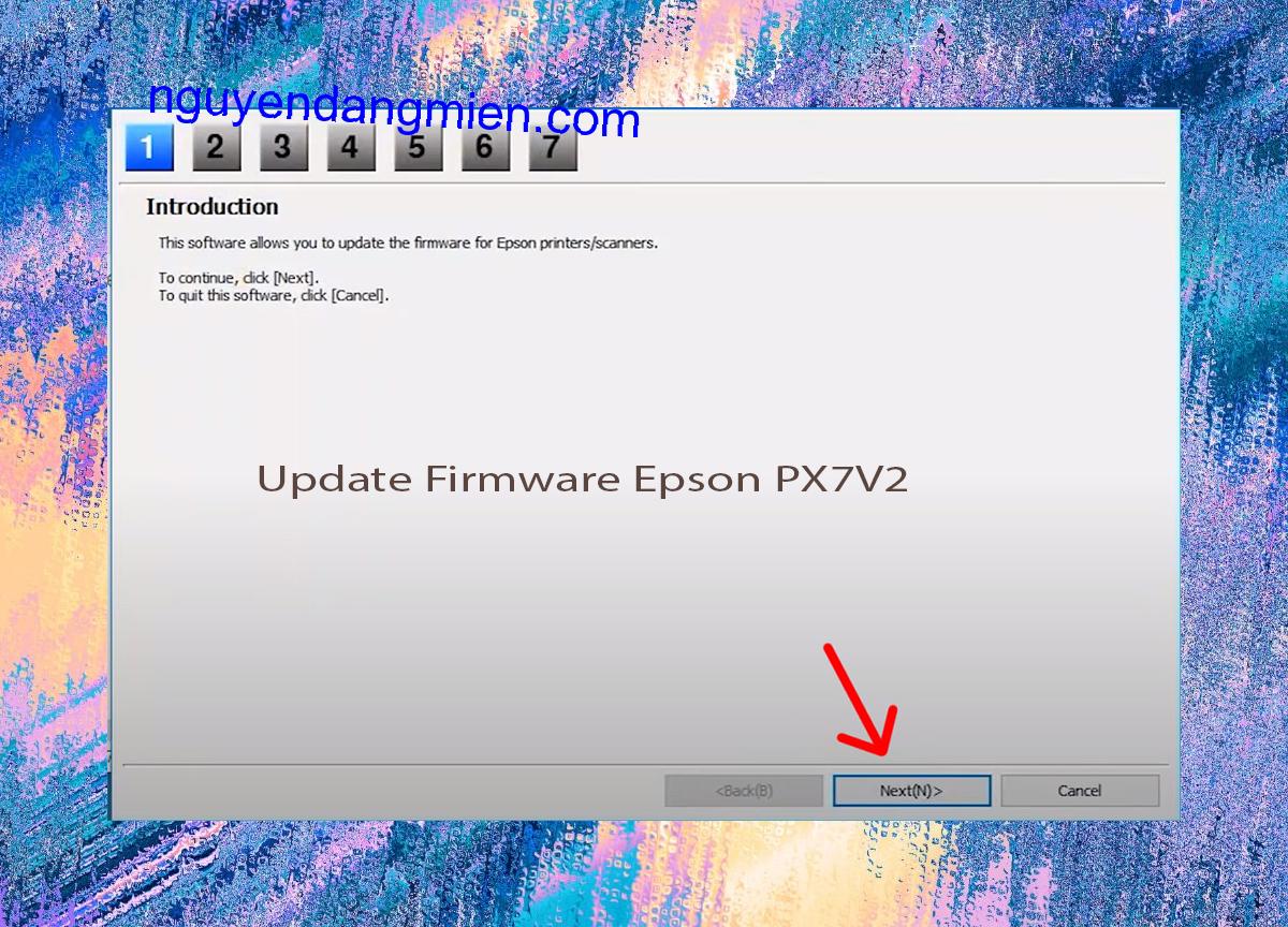 Update Chipless Firmware Epson PX7V2 4