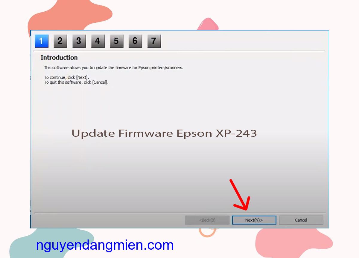 Update Chipless Firmware Epson XP-243 4