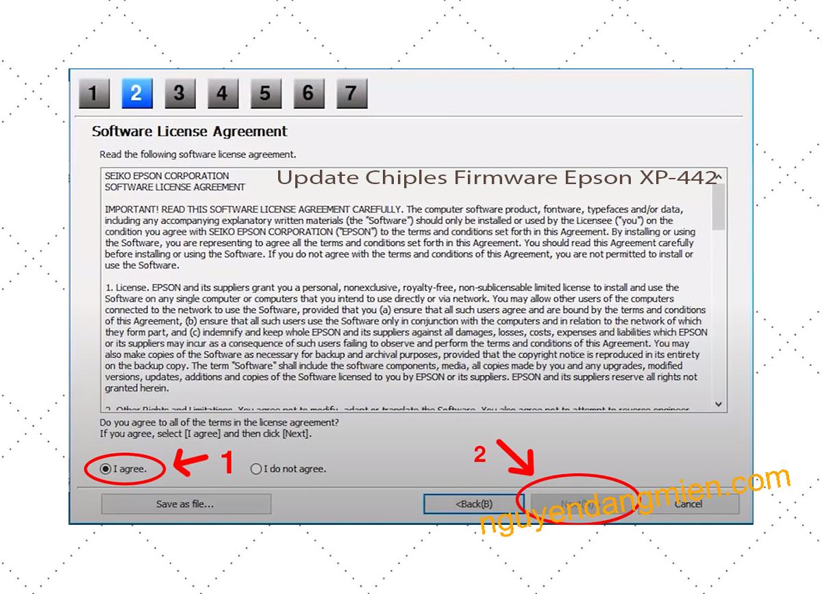 Update Chipless Firmware Epson XP-442 5