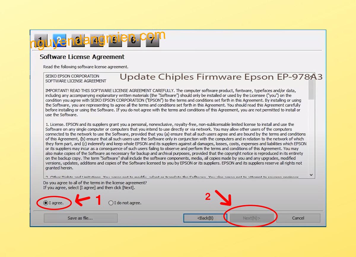 Update Chipless Firmware Epson EP-978A3 5